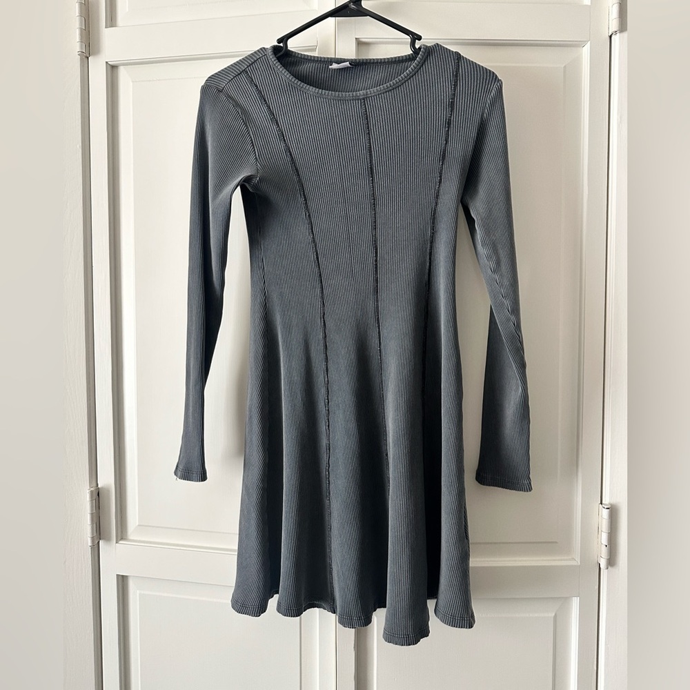ZARA Rib Midi Dress EUC